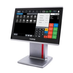 Caisse enregistreuse tactile Noris LA-156K avec lecteur Dallas